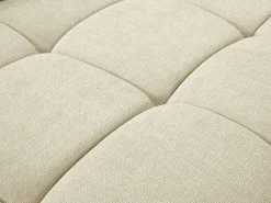 Sofá rinconera izquierda relax eléctrico de tela efecto acolchado MOLPICA^Vente-unique Hot