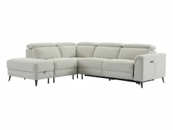 Sofá rinconera izquierda relax eléctrico de tela MAKORO^Vente-unique Outlet