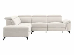 Vente-unique Sofá Relax|Sofá rinconera izquierda relax eléctrico en tejadas jaspeadas CADILO