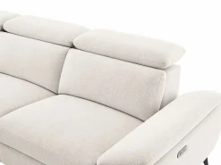 Vente-unique Sofá Relax|Sofá rinconera izquierda relax eléctrico en tejadas jaspeadas CADILO