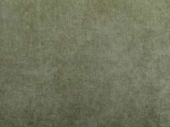 Vente-unique Sofá rinconera izquierda y puf de tela TINDRALO Verde Outlet
