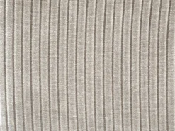 Maison Céphy Sofá rinconera izquierda y puf de pana TIRONO de Beige Best