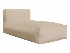 Sofá rinconera modular con puf de pana NOUMARA^Vente-unique