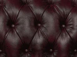 LINEA SOFA Sofá rinconera (ángulo dcho) chesterfield 100% piel BRENTON Marru00f3n chocolate Hot