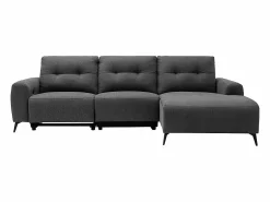Sofá rinconera (ángulo derecho) relax eléctrico de tela capitoné NERUDA^Vente-unique Discount