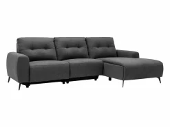 Sofá rinconera (ángulo derecho) relax eléctrico de tela capitoné NERUDA^Vente-unique Discount