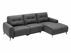 Sofá rinconera (ángulo derecho) relax eléctrico de tela capitoné NERUDA^Vente-unique Discount