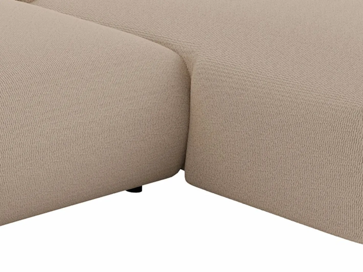 Sofá rinconera panorámico de pana POGNI de^Maison Céphy Discount