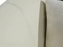 Vente-unique Sofá rinconera piel de búfalo de 5 plazas - - Ángulo izquierdo. CAIPI Marfil Clearance