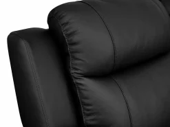 Vente-unique Sofá rinconera relax de Cuero vacuno color EVASION Negro Discount