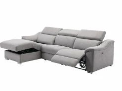 Sofá rinconera relax de tela - - Ángulo izquierdo - PEDRERA^Vente-unique
