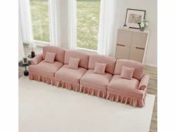 Sofá Modular|Sofá rinconero convertible con puff incluido espuma alta densidad chenilla