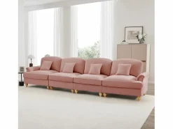 Sofá Modular|Sofá rinconero convertible con puff incluido espuma alta densidad chenilla