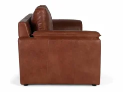 Giner y colomer Sofá Vintage|Sofá De Piel|Sofá tapizado en piel natural estilo vintage 3 plazas
