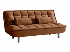 Sofa cama clic-clac microfibra color caramelo MISHAN^Vente-unique Best