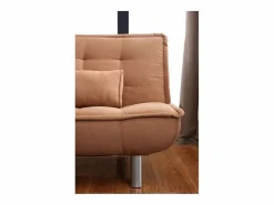 Sofa cama clic-clac microfibra color caramelo MISHAN^Vente-unique Best
