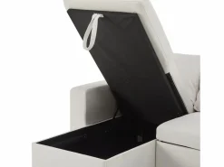 Sofa cama esquina 214x131x87cm estilo moderno con puerto USB y almacenaje tela terciopelo perfecto para salon^ Best
