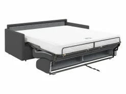 Vente-unique Sofa cama italiano 3 plazas de tela color CALIFE Gris Clearance