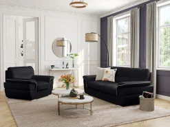 LINEA SOFA Todos Los Sofás|Sofá - 3 Plazas|Sofa de 3 plazas de piel de becerro THIBAULT