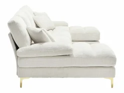 Sofá Modular|Sofa en U grande sofa modular moderno apoyo ergonomico chenilla salon