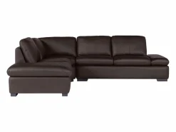 Sofa rinconera de piel, marrón, angulo izquierdo ONYX II^LINEA SOFA Discount