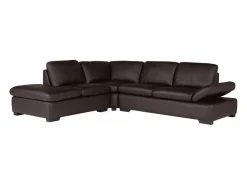 Sofa rinconera de piel, marrón, angulo izquierdo ONYX II^LINEA SOFA Discount