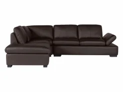 Sofa rinconera de piel, marrón, angulo izquierdo ONYX II^LINEA SOFA Discount
