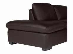 Sofa rinconera de piel, marrón, angulo izquierdo ONYX II^LINEA SOFA Discount