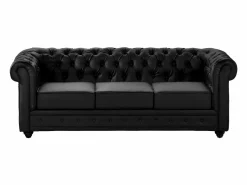 Sofás de 3 plazas, 2 plazas y sillón en imitación cuero CHESTERFIELD^Vente-unique New