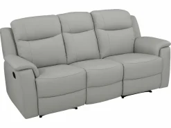 Vente-unique Conjunto Sofá Y Sillón|Sofás relax 3+1 plazas de piel EVASION