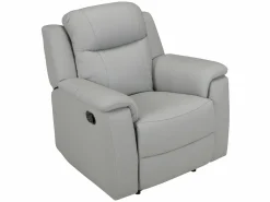 Vente-unique Conjunto Sofá Y Sillón|Sofás relax 3+1 plazas de piel EVASION