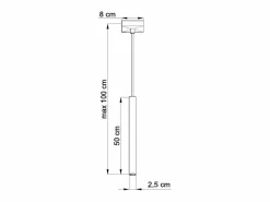 Sollux PASTELO - 1 lámpara colgante de techo negra, G9^Sollux Lighting Discount