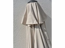 Dcb Garden Sombrilla con manivela en aluminio y lona Gris antracita New