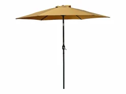 Dcb Garden Sombrilla con manivela en aluminio y lona Mostaza Outlet