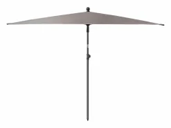 Sombrilla|Sombrilla de balcón rectangular KADAX, 210 x 140 cm, altura regulable para balcón y terraza, sombrilla de terraza plegable con bolsa de transporte, color topo, 210