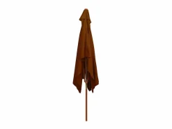 Sombrilla de jardín con palo de madera terracota 200x300 cm ES392324 Outlet