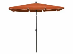 Sombrilla de jardín con palo terracota 210x140 cm ES575074^ Best
