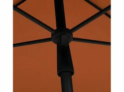 Clicnbuy Sombrilla de jardín con palo terracota 210x140 cm Naranja Hot