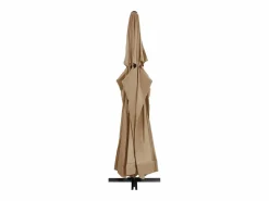 Sombrilla de jardín con palo de aluminio gris taupe 600 cm ES889010 Topo New