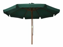 Clicnbuy Sombrilla de jardín con palo de madera 330 cm Verde Online