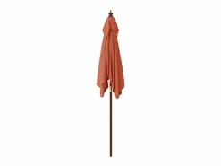 Sombrilla de jardín con poste de madera terracota 198x198x231cm ES492845 New
