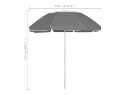 Sombrilla de playa 300 cm^Clicnbuy Sale