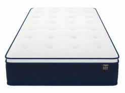 Ysmée Somier + colchón de muelles ensacados ALTIER - 90 x 190 cm Blanco New