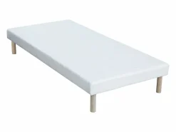 Ysmée Somier + colchón de muelles ensacados ALTIER - 90 x 190 cm Blanco New