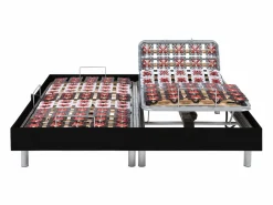 Ysmée Somier Relax|Somier articulado eléctrico 2x65 terminales - 2 x 80 x 200 cm - beige - NALU de YSMÉE