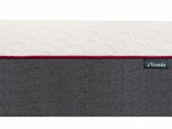 Ysmée Somier articulado eléctrico 2x78 terminales - 2 x 90 x 200 cm - beige - NALU de YSMÉE Blanco Discount