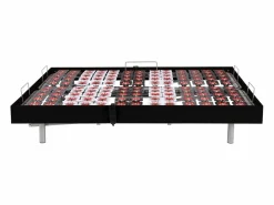 Ysmée Somier articulado eléctrico 2x48 terminales - 2 x 70 x 190 cm - gris - NALU de YSMÉE Negro Clearance