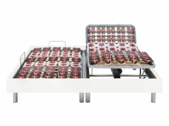 Ysmée Somier Relax|Somier articulado eléctrico 2x78 terminales - 2 x 90 x 200 cm - beige - PITUS de YSMÉE