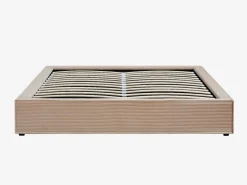 Ysmée Somier con arcón 140 x 190 cm de pana - KARESO de YSMÉE Beige