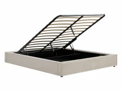 Ysmée Somier Con Canapé|Somier - 180X200Cm|Somier con arcón 180 x 200 cm king size de pana - KARESO de YSMÉE